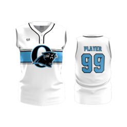 WOMENS 2-BUTTON SCOOP NECK LYCRA MESH SLEEVELESS OHIO-PANTHERS-ADD