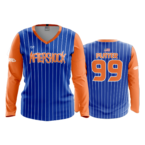 WOMENS V-NECK LONGSLEEVE AFTERSHOCK-1
