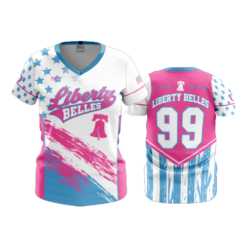 WOMENS V-NECK LIBERTY-BELLES
