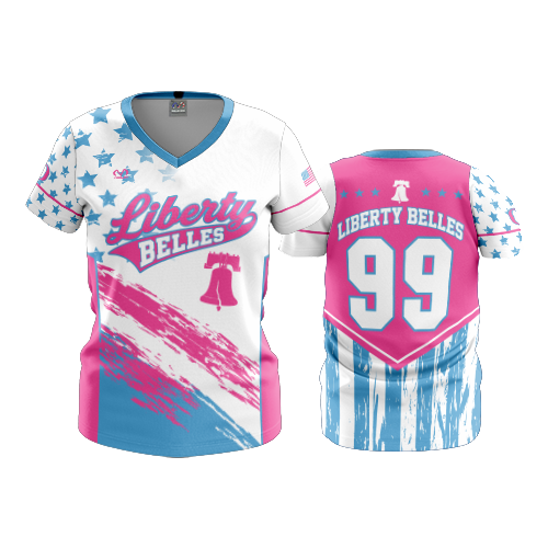 WOMENS V-NECK LIBERTY-BELLES