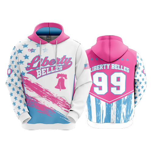 UNISEX FLEECE HOODY LIBERTY-BELLES
