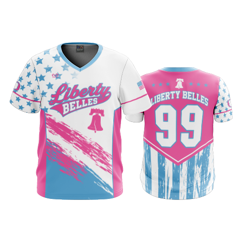 MENS SPORT V-NECK LIBERTY-BELLES