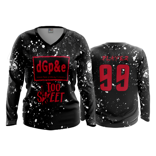 WOMENS V-NECK LONGSLEEVE DGPE-TOO-SWEET