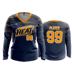 WOMENS V-NECK LONGSLEEVE TEAYS-VALLEY-HEAT-1