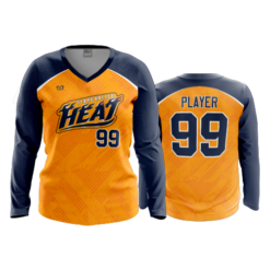 WOMENS V-NECK LONGSLEEVE TEAYS-VALLEY-HEAT-2