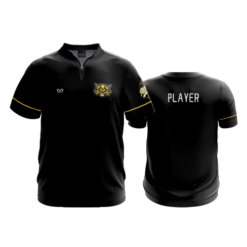 UNISEX QUARTER ZIP MICRO FIBER SHORT SLEEVE PAINT-VALLEY-BOOSTERS