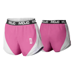 WOMENS MICRO FIBER RUN SHORT DIAMONDS-PINK