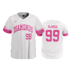 MENS HEAVYWEIGHT FULL BUTTON DOWN DIAMONDS-PINK