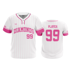 MENS 2-BUTTON SCOOP NECK LYCRA MESH DIAMONDS-PINK