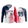 WOMENS V-NECK LONGSLEEVE POST-3-1