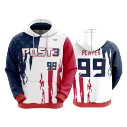 UNISEX FLEECE HOODY POST-3-1