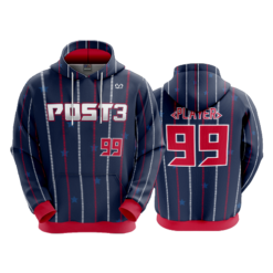UNISEX FLEECE HOODY POST-3-2