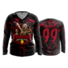 WOMENS V-NECK LONGSLEEVE TERRIFIERS-1