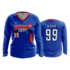 WOMENS V-NECK LONGSLEEVE BECKHAMS-ARMY