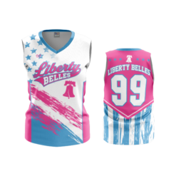 WOMENS V-NECK SLEEVELESS LIBERTY-BELLES-ADD