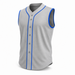 MENS FULL BUTTON SLEEVELESS
