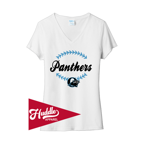 PORT WOMENS V-NECK T-SHIRT OHIO-PANTHERS-FR