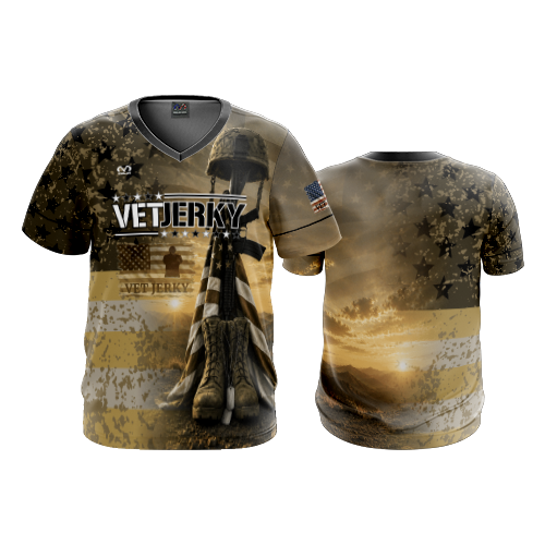 MENS SPORT V-NECK VET-JERKY-1
