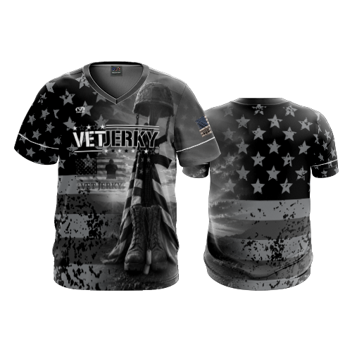 MENS SPORT V-NECK VET-JERKY-2