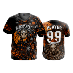 MENS SPORT V-NECK BLACK-SHEEP
