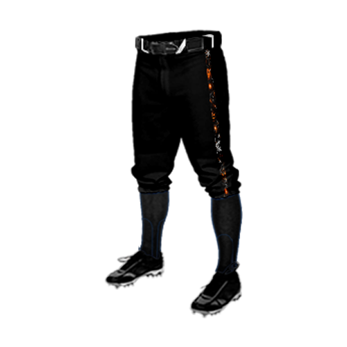 MENS BASEBALL KNICKER PANT BLACK-SHEEP