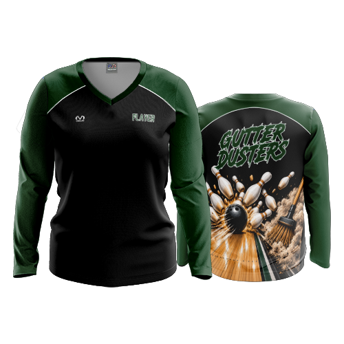 WOMENS V-NECK LONGSLEEVE GUTTER-DUSTERS