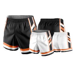 UNISEX REVERSIBLE HIGH RISE BASKETBALL SHORTS AMANDA-ADD