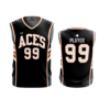 MENS BASKETBALL RIBBED TRIMMED VNECK AMANDA-CLEARCREEK-BBALL