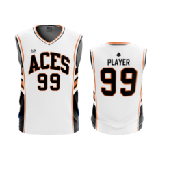 MENS BASKETBALL RIBBED TRIMMED VNECK AMANDA-CLEARCREEK-BBALL