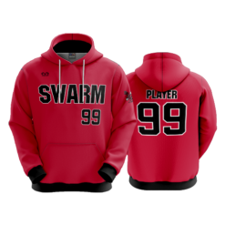 UNISEX FLEECE HOODY SWARM-1