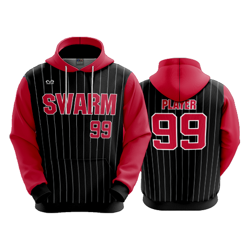 UNISEX FLEECE HOODY SWARM-2