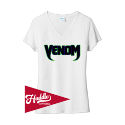PORT WOMENS V-NECK T-SHIRT STEEL-VALLEY-FR