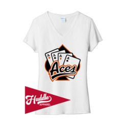 PORT WOMENS V-NECK T-SHIRT AMANDA-CLEARCREEK-FR