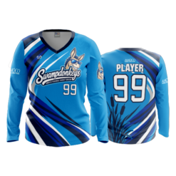 WOMENS V-NECK LONGSLEEVE SWAMPDONKEYS