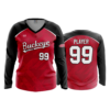 WOMENS V-NECK LONGSLEEVE BUCKEYE-ELITE-6