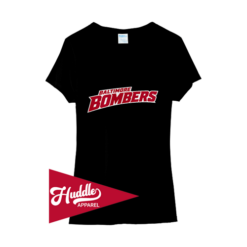 PORT WOMENS V-NECK T-SHIRT BALTIMORE-BOMBERS-FR