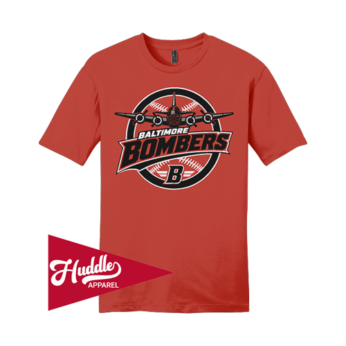 DISTRICT UNISEX T-SHIRT BALTIMORE-BOMBERS-FR