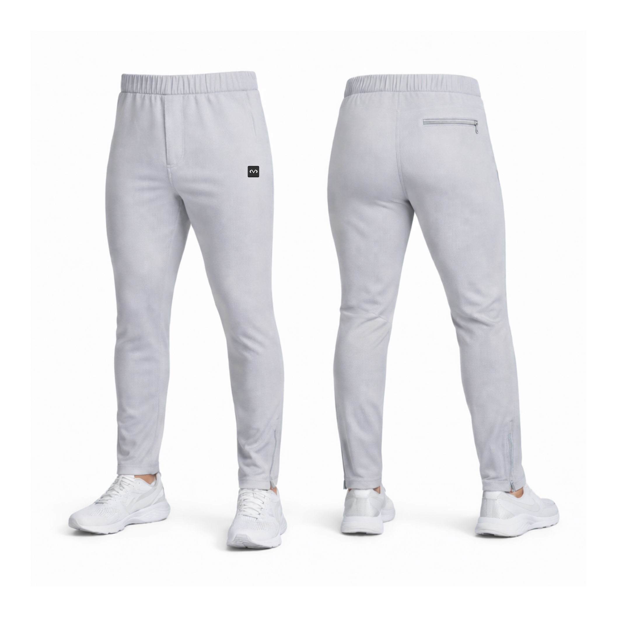 4941 UNISEX TAPER LEG STRETCH JOGGER LIGHT GRAY