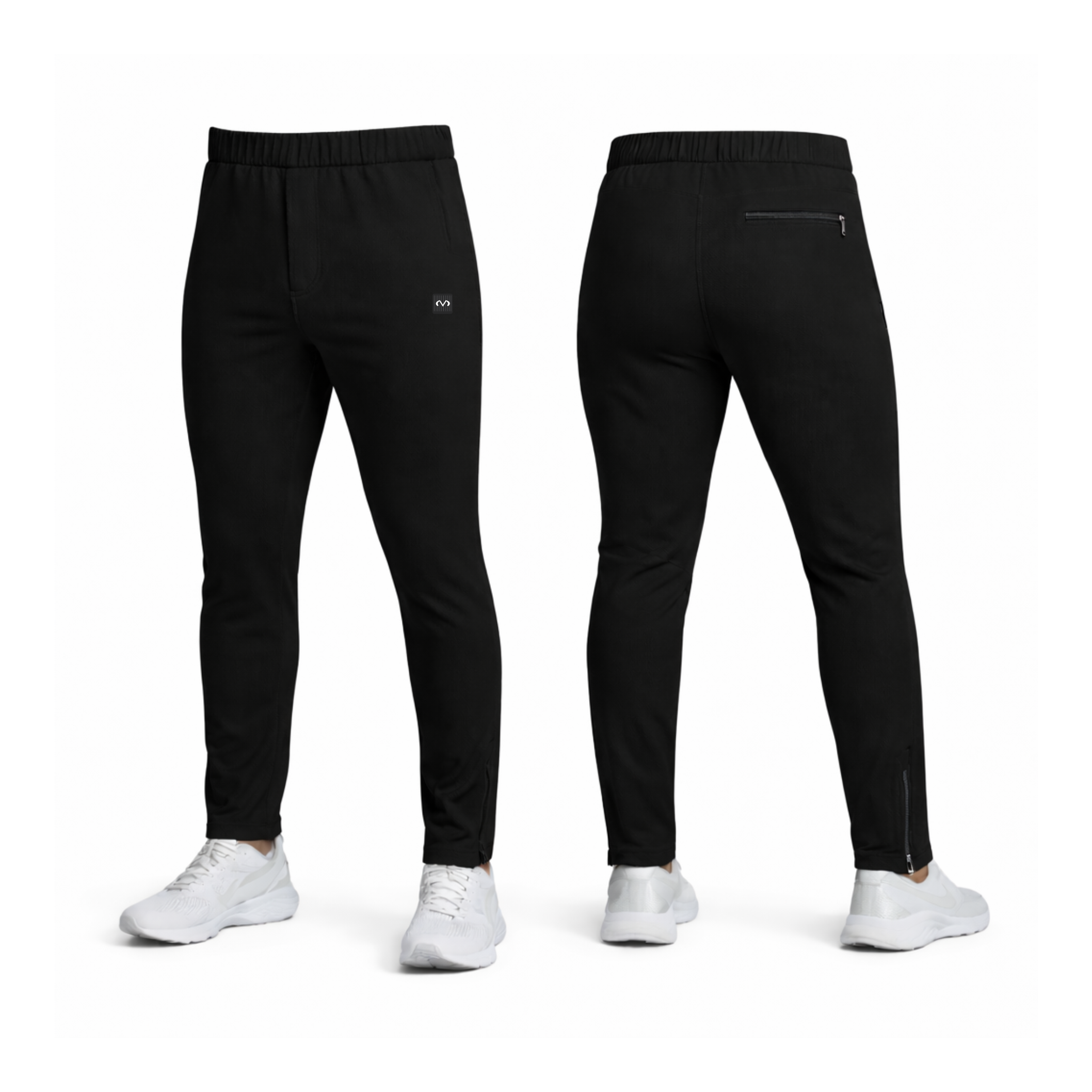 4941 UNISEX TAPER LEG STRETCH JOGGER - BLACK