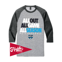 DISTRICT ¾ RAGLAN SLEEVE MOJO-BASEBALL-FR