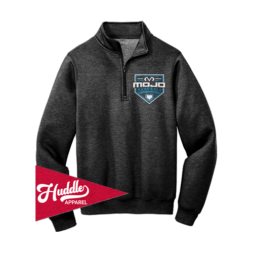 PORT UNISEX ¼ ZIP MOJO-BASEBALL-FR