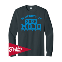 PORT UNISEX LONGSLEEVE TEE MOJO-BASEBALL-FR