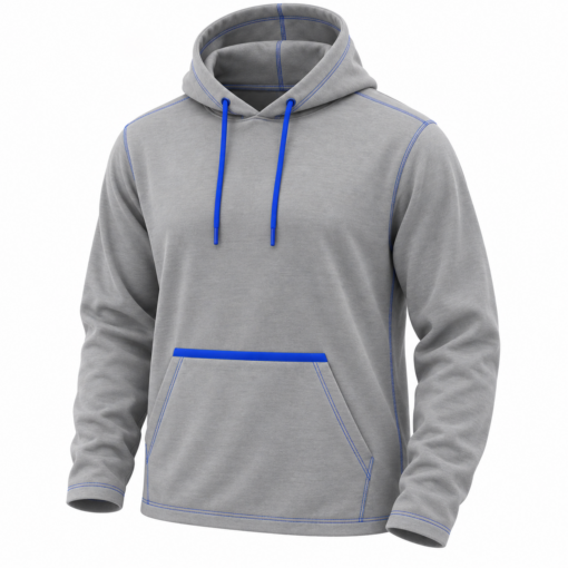 UNISEX 4 WAY GHOST HOODY CONTRAST STITCH