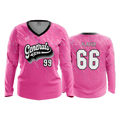 WOMENS V-NECK LONGSLEEVE GENERALS-2