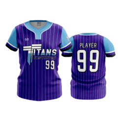 WOMENS NO BUTTON SCOOP NECK TITANS-FASTPITCH-1