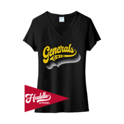 PORT WOMENS V-NECK T-SHIRT OHIO-GENERALS-FR