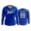 WOMENS V-NECK LONGSLEEVE LITTLE-ANGELS-BASKETBALL