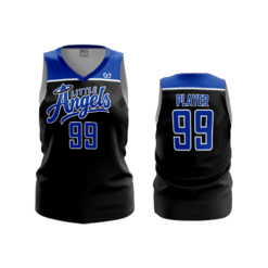 WOMENS BASKETBALL TANK 1 PLY LITTLE-ANGELS-BASKETBALL