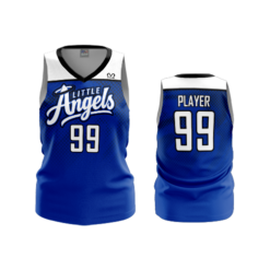 WOMENS BASKETBALL TANK 1 PLY LITTLE-ANGELS-BASKETBALL